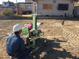 鎌田工務店　地盤調査