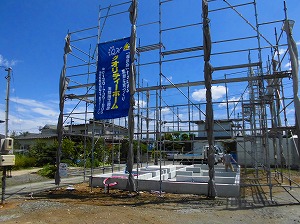 建て方工事スタート