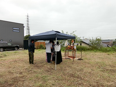 仙台市泉区A様邸　地鎮祭