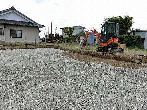 基礎工事　鎌田工務店　富谷市