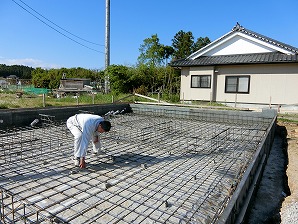 基礎工事　鎌田工務店　富谷市