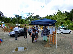 岩沼市K様邸　地鎮祭