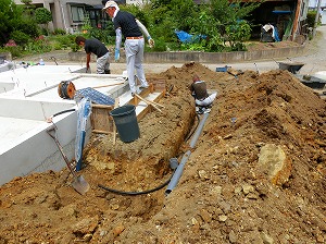 建て方工事スタート