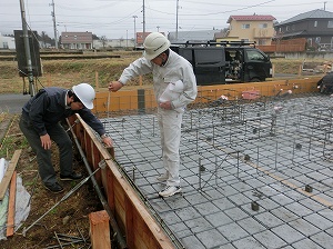 基礎配筋検査　（住宅あんしん瑕疵保険）