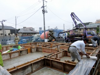 基礎工事　設備工事