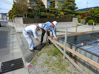 基礎工事（瑕疵保険の配筋検査）