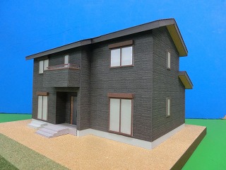 防火ガラスと窯業系サイディング外壁材。仙台市宮城野区K様邸