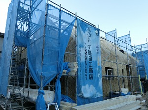 建て方工事フレーミング