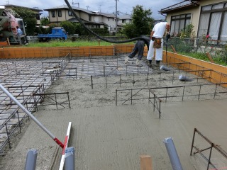 基礎工事・配筋検査