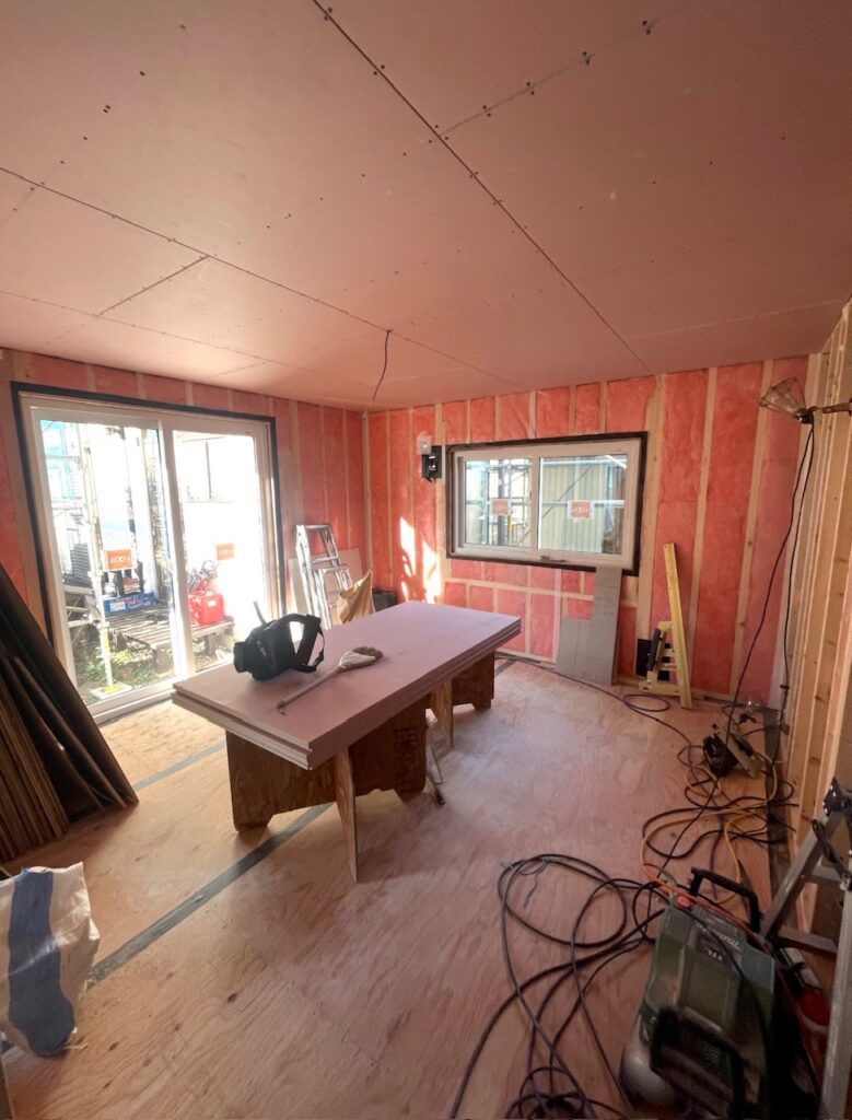 中古住宅の一部屋を断熱改修リフォーム