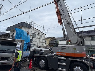 基礎工事とフレーミング（建て方工事）仙台市K様邸